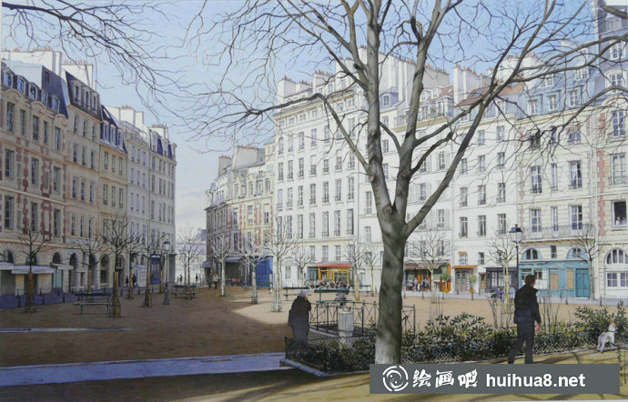 法畫(huà)畫(huà)家Thierry Duval風(fēng)景水彩畫(huà)欣賞