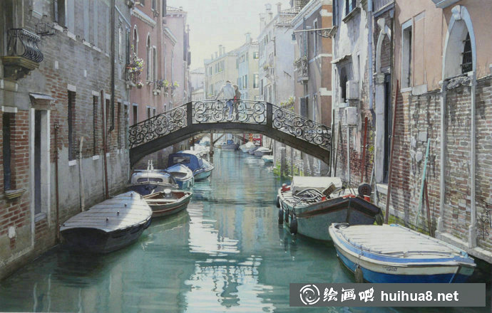 法畫(huà)畫(huà)家Thierry Duval風(fēng)景水彩畫(huà)欣賞