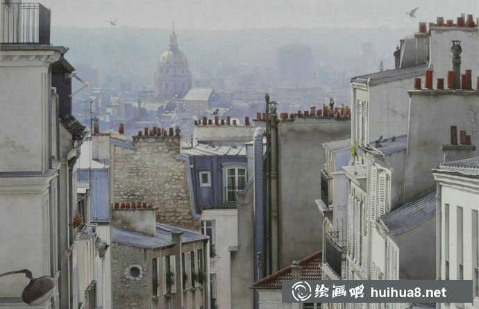 法畫(huà)畫(huà)家Thierry Duval風(fēng)景水彩畫(huà)欣賞