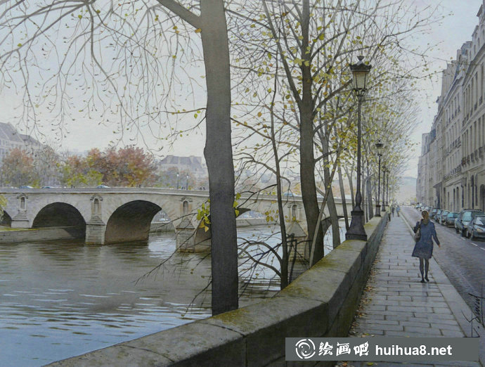 法畫(huà)畫(huà)家Thierry Duval風(fēng)景水彩畫(huà)欣賞