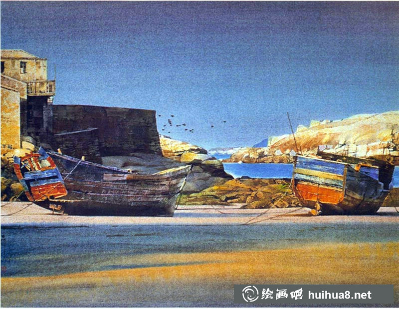 劉壽祥水彩風(fēng)景畫作品