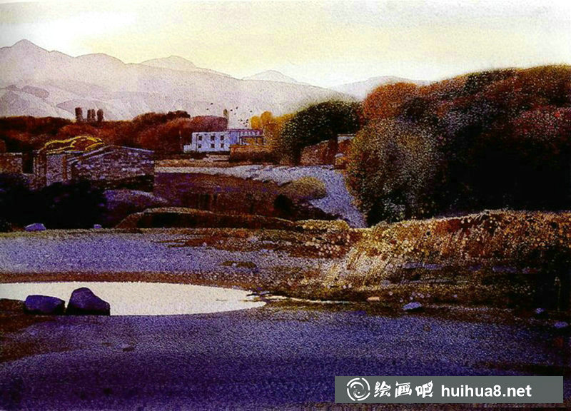 劉壽祥水彩風(fēng)景畫作品