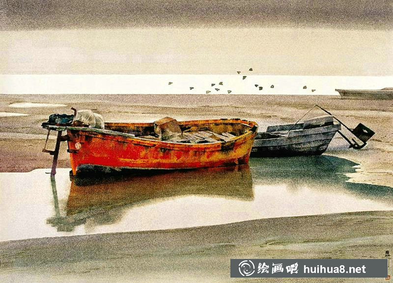 劉壽祥水彩風(fēng)景畫作品