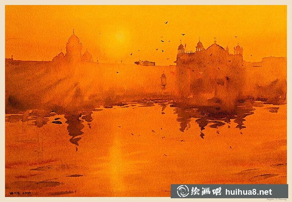 Jathedar的唯美風景水彩畫