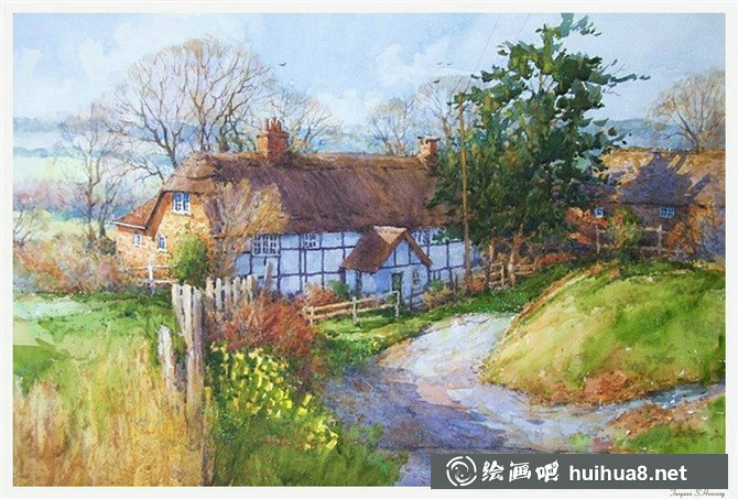 Ian Ramsay伊恩·拉姆齊水彩畫作品