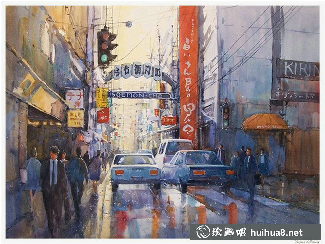 Ian Ramsay伊恩·拉姆齊水彩畫作品