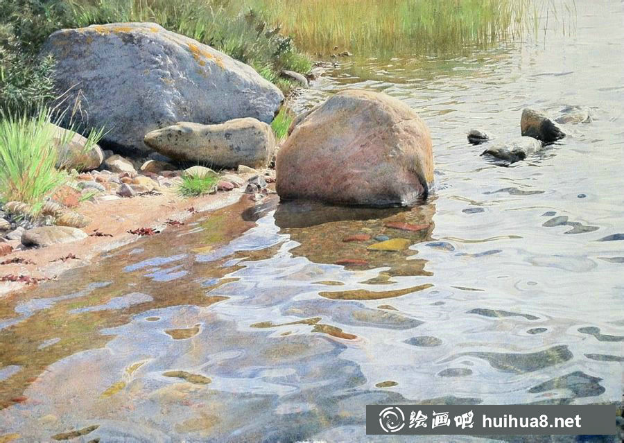 波蘭畫家Stanislaw Zoladz風(fēng)景水彩作品