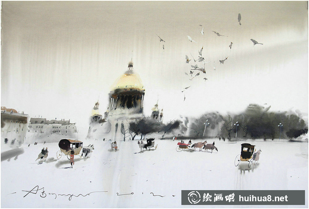 Alexander Votsmush水彩插畫