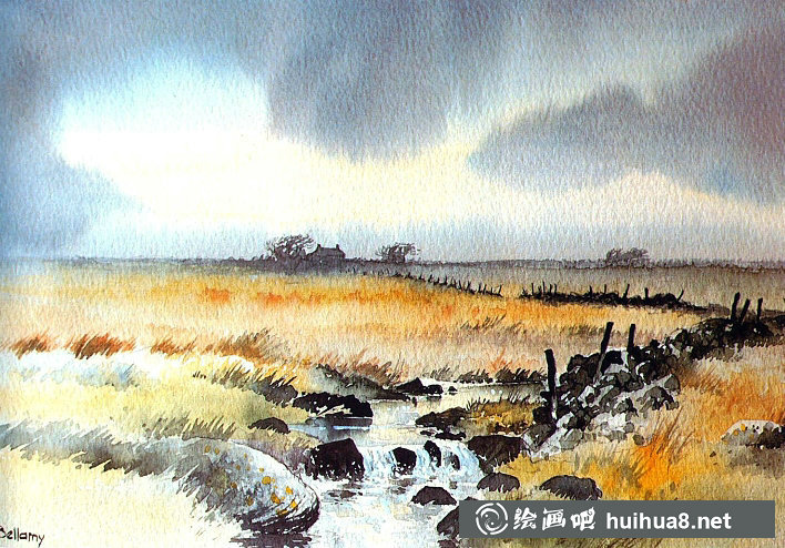 DAVID BELLAMY水彩風(fēng)景畫作品