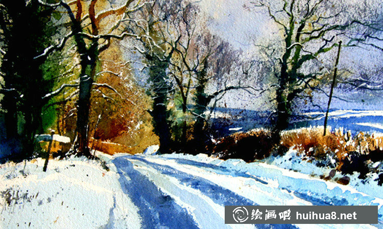 英國(guó)Richard Thorn的水彩風(fēng)景畫