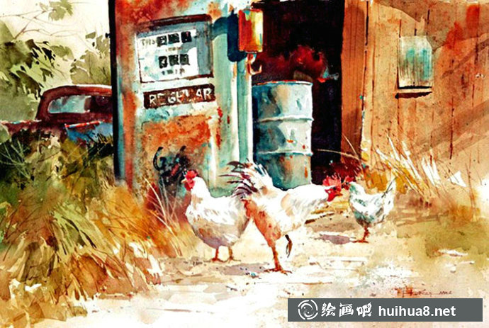 Carl Purcell美國卡爾·普賽爾的風景畫