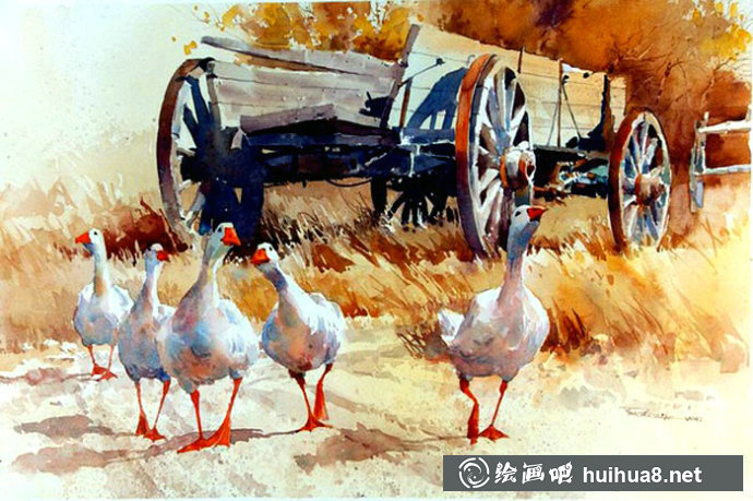 Carl Purcell美國卡爾·普賽爾的風景畫