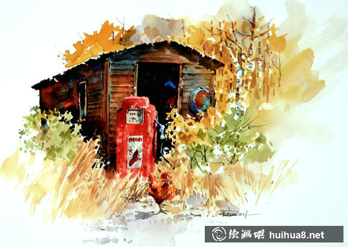 Carl Purcell美國卡爾·普賽爾的風景畫