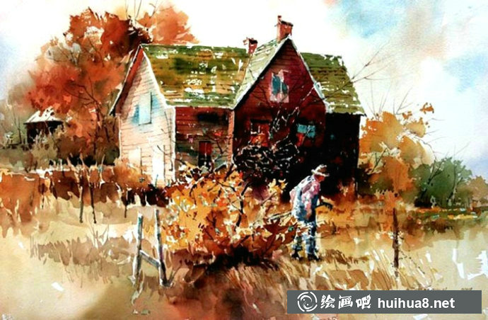 Carl Purcell美國卡爾·普賽爾的風景畫