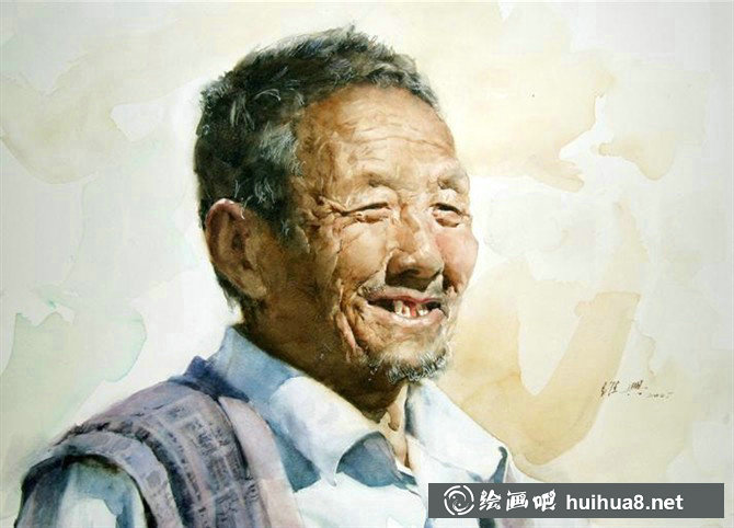 關維興水彩人物畫作品欣賞