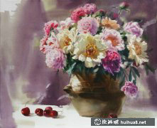 韓國(guó)YangWonHui水彩花卉藝術(shù)展