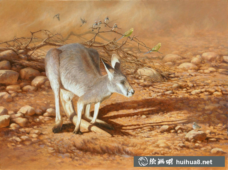 Guy Troughton自然類水彩畫作品