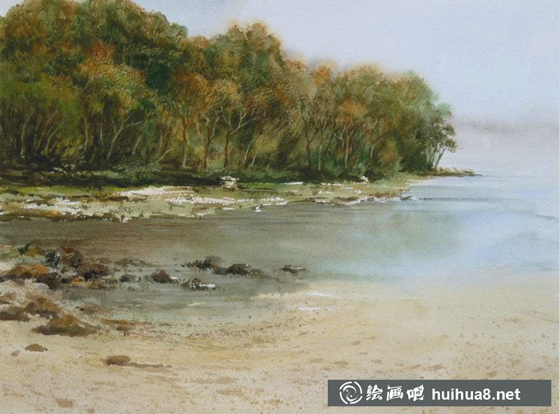 Guy Troughton自然類水彩畫作品