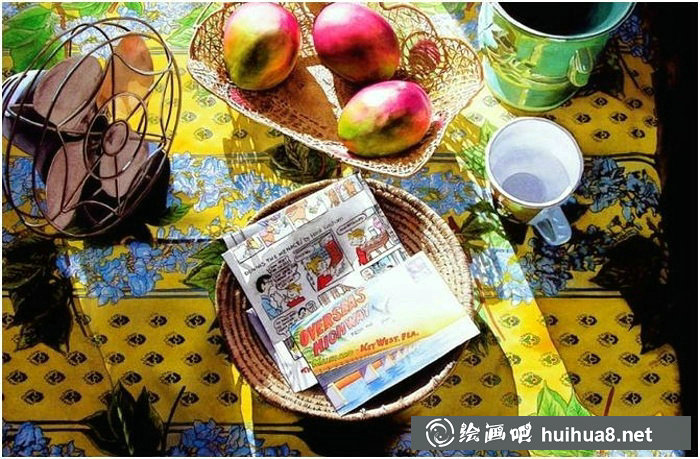 John Bayalis光影寫實(shí)水彩畫