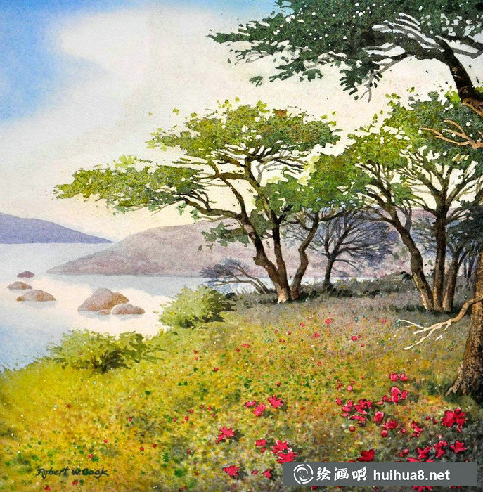 美國 Robert W. Cook 的風(fēng)景畫欣賞