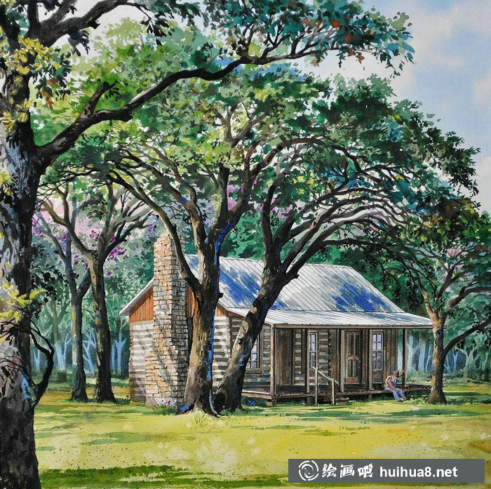 美國 Robert W. Cook 的風(fēng)景畫欣賞