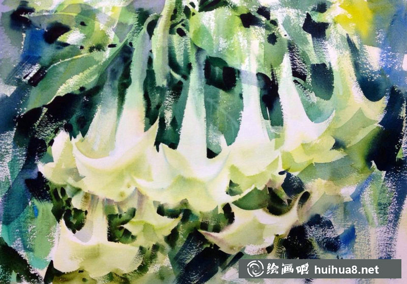 泰國Adisorn Pornsirikarn水彩花卉作品 泰國Adisorn Pornsirikarn水彩花卉作品