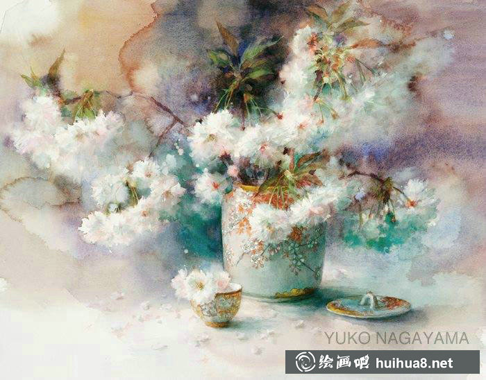 永山裕子靜物水彩畫作品欣賞之二