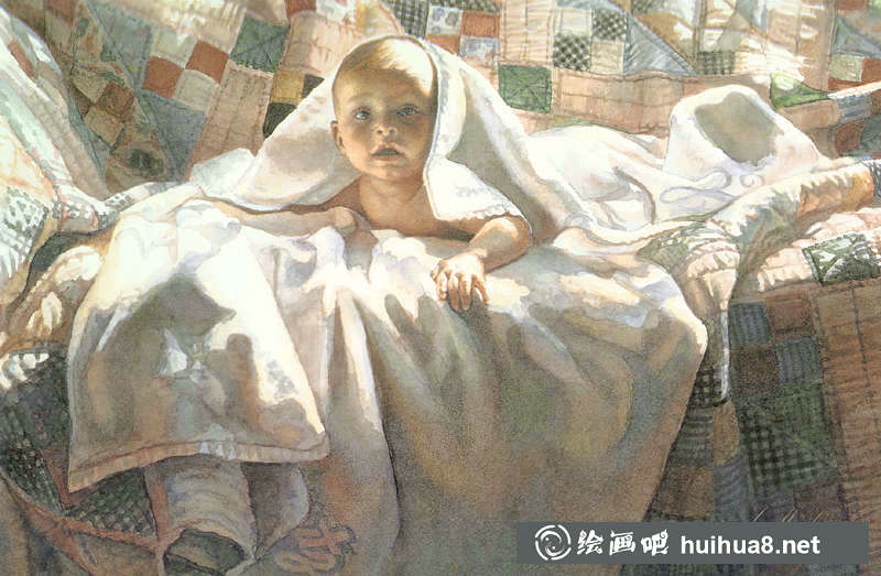 美國(guó)Steve Hanks史蒂夫.漢斯水彩人物作品二