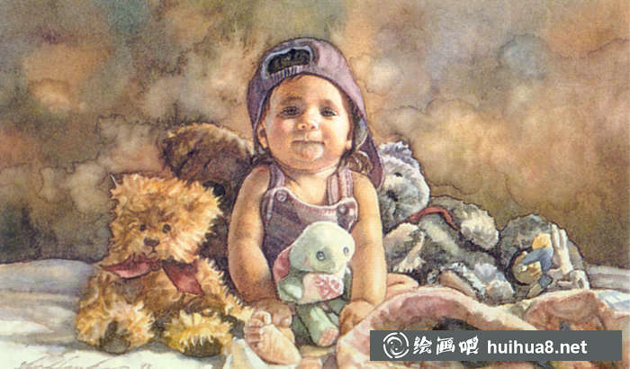 美國(guó)Steve Hanks史蒂夫.漢斯水彩人物作品二