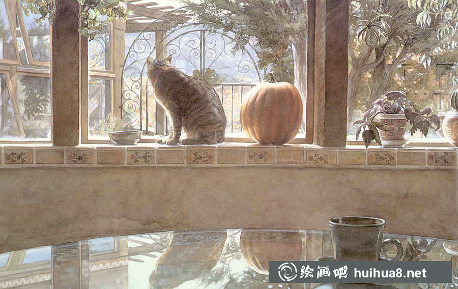 美國(guó)Steve Hanks史蒂夫.漢斯水彩人物作品二