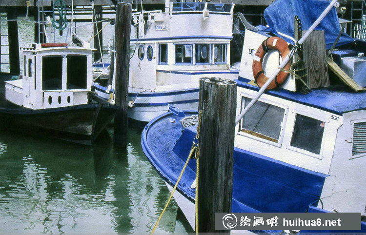 美國畫家Denny.Bond寫實(shí)風(fēng)景水彩畫