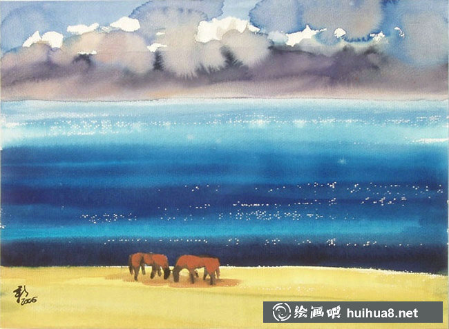 柳新生風(fēng)景水彩畫作品欣賞