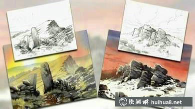 Peter Woolley風(fēng)景水彩畫(huà)教程視頻