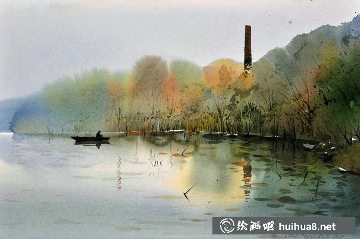 水彩風(fēng)景的寫(xiě)生步驟 水彩風(fēng)景的寫(xiě)生步驟