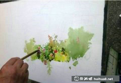 吳昌文水彩風(fēng)景教程步驟解析