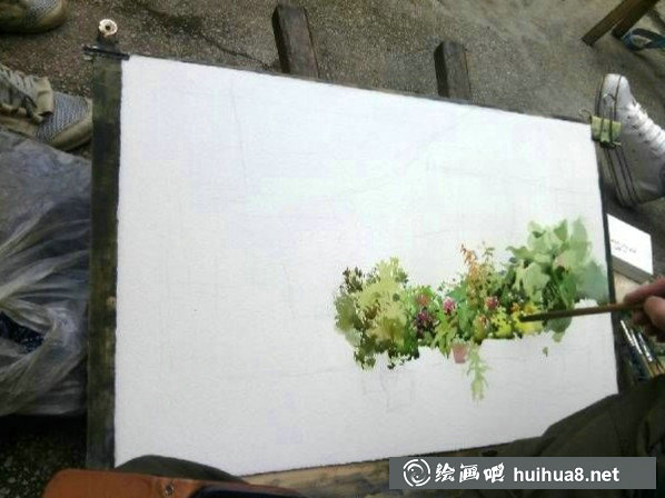 吳昌文水彩風(fēng)景寫生步驟圖 (4)