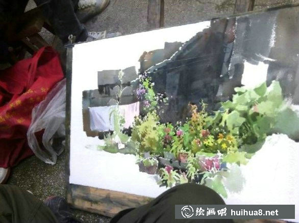 吳昌文水彩風(fēng)景寫生步驟圖 (10)