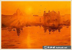 水彩風(fēng)景色調(diào)意境展現(xiàn)