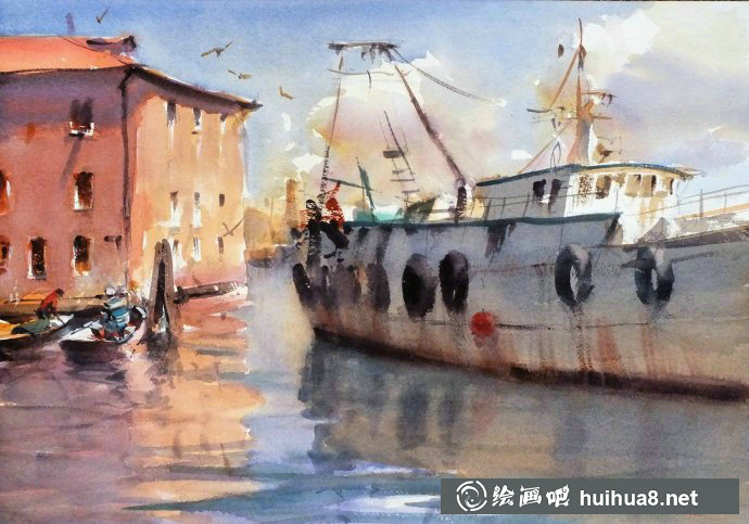 澳大利亞水彩畫家羅斯.帕特森繪畫作品