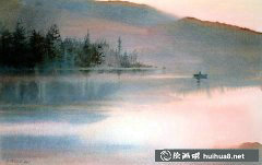 美國(guó)畫家妮塔恩格爾風(fēng)景水彩佳作