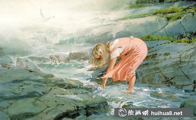 美國著名女畫家Carolyn Blish水彩作品 (2)