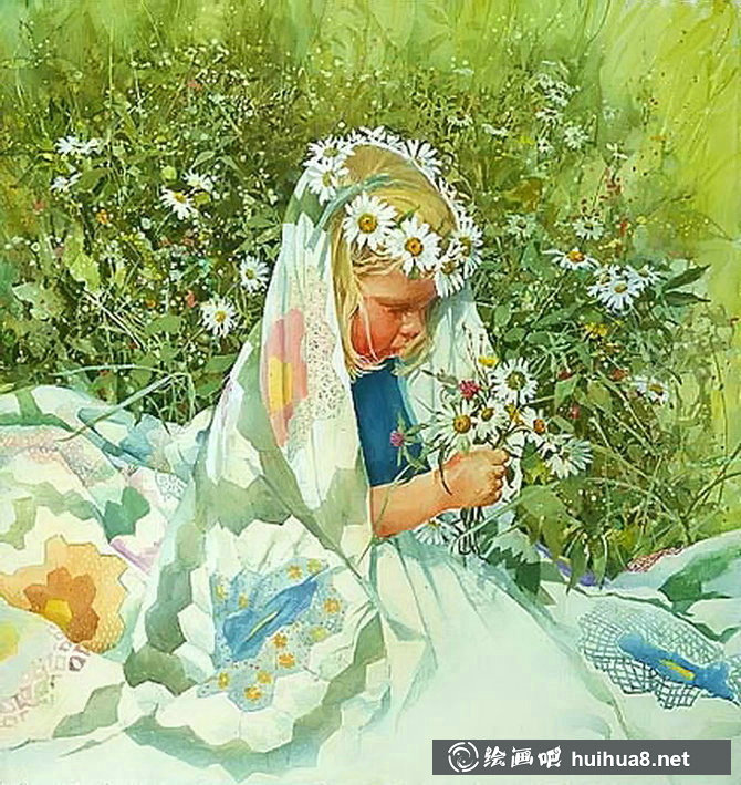 美國著名女畫家Carolyn Blish水彩作品 (3)