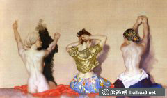 英國威廉.盧梭弗林特人體水彩藝術(shù)風(fēng)采