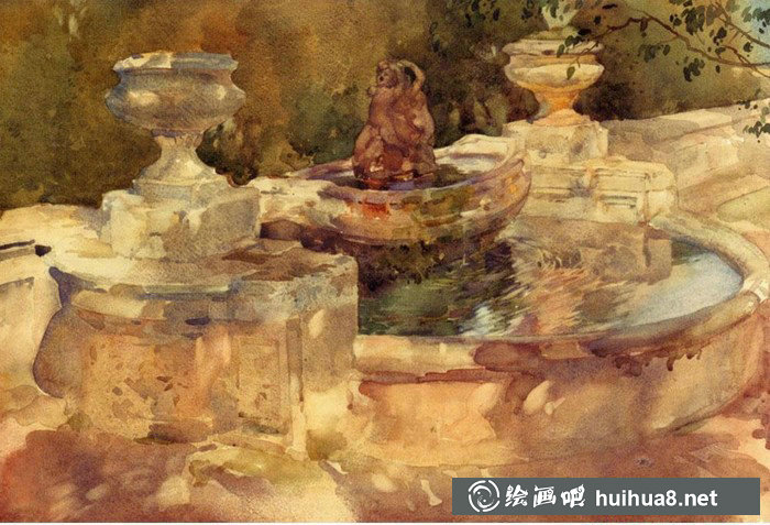 英國(guó)William Russell Flint威廉盧梭弗林特人體水彩畫(huà) (4)