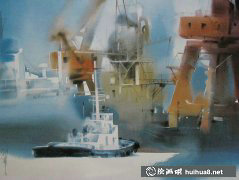 柳毅水彩風景作品賞析