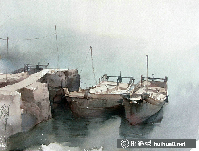 柳毅唯美風(fēng)景水彩作品欣賞