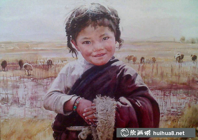 劉云生人物水彩畫(huà)作品欣賞