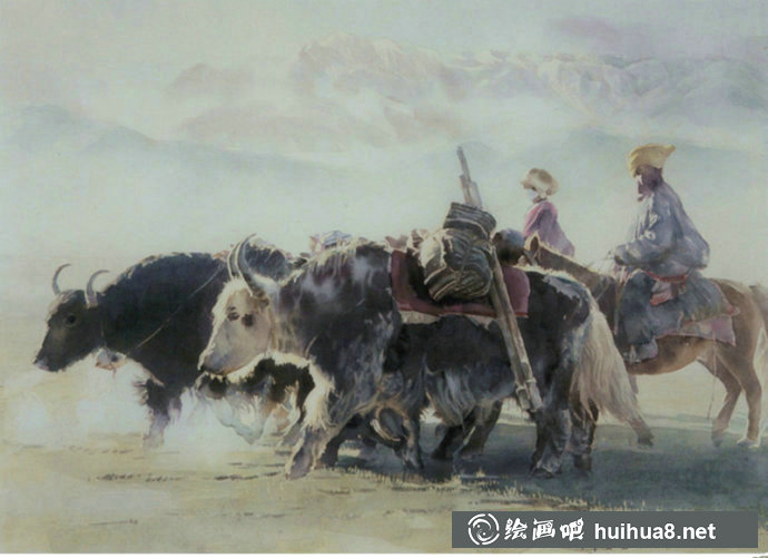 劉云生風(fēng)景水彩畫寫生作品