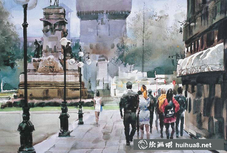 陳錫巖水彩畫(huà)藝術(shù)作品欣賞-9