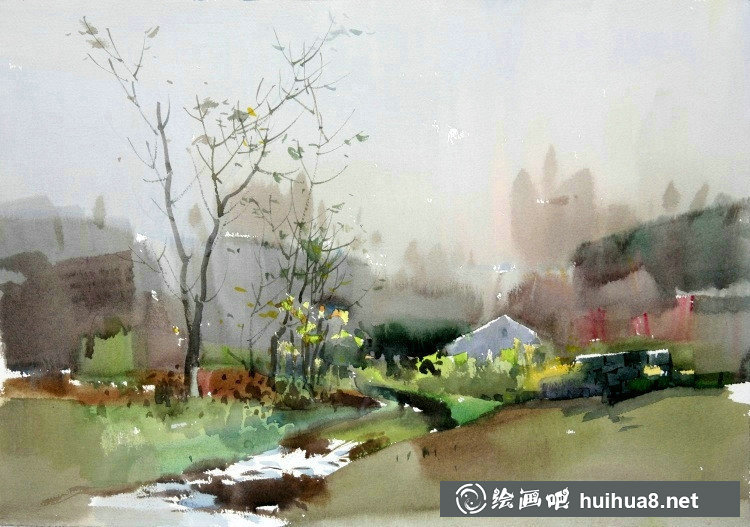 趙志強水彩風景畫作品欣賞-5